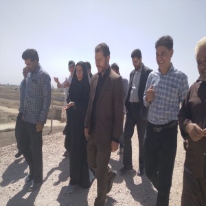 بازدید فرماندار بهار از پروژه های عمرانی روستای حسام آباد
