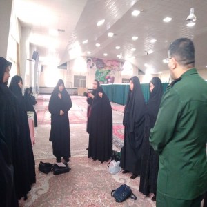 گرد همایی حلقه شجره طیبه میقات صالحین بسيج شهرستان بهار در مصلی امام خمینی شهر بهار
