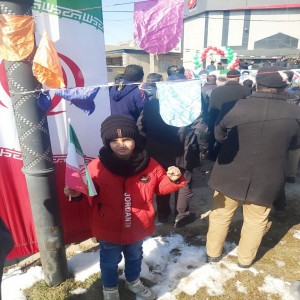 حضور پرشور دهه هشتادی و دهه نودی ها در راهپیمایی ۲۲ بهمن ۱۴۰۱ در شهر بهار