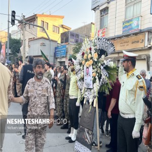 گزارش تصویری از تشییع پیکر مطهر سه شهید حادثه تروریستی در شهر لالجین