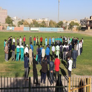 گزارش تصویری از برگزاری ورزش صبحگاهی به مناسبت هفته نیروی انتظامی در استادیوم ورزشی بهار