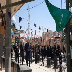 تجمع بزرگ سوگواری دانش آموزی احلی من العسل در شهرستان بهار
