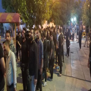 تصاویری از ایستگاه صلواتی آیت الله بهاری در ورودی بهار و ازدحام مسافرین و زائران