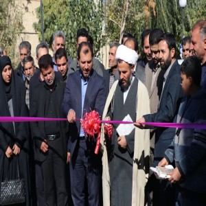 گزارش تصویری از مراسم افتتاحیه آسفالت ریزی معابر روستای حسام آباد و برگزاری میز خدمت در این روستا