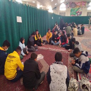 گرد همایی حلقه شجره طیبه میقات صالحین بسيج شهرستان بهار در مصلی امام خمینی شهر بهار