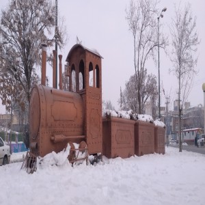 گزارش تصویری از فصل زمستان شهر زیبای بهار