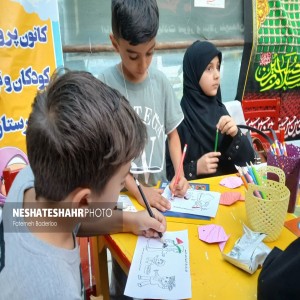 گزارش تصویری از افتتاح موکب شهدای دانش آموز در شهرستان بهار
