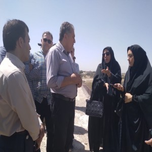 بازدید فرماندار بهار از پروژه های عمرانی روستای حسام آباد