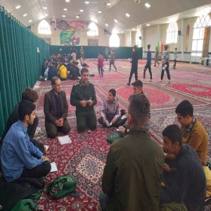 گرد همایی حلقه شجره طیبه میقات صالحین بسيج شهرستان بهار در مصلی امام خمینی شهر بهار