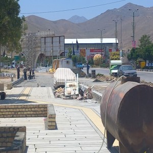 گزارش تصویری از بازدید پروژه های شاخص شهرداری بهار در سطح شهر