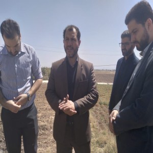 بازدید فرماندار بهار از پروژه های عمرانی روستای حسام آباد