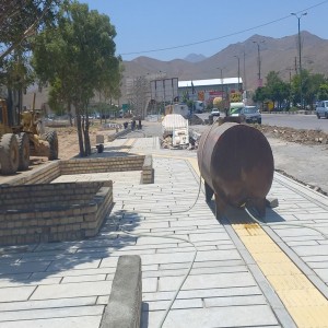 گزارش تصویری از بازدید پروژه های شاخص شهرداری بهار در سطح شهر