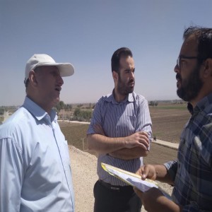 بازدید فرماندار بهار از پروژه های عمرانی روستای حسام آباد