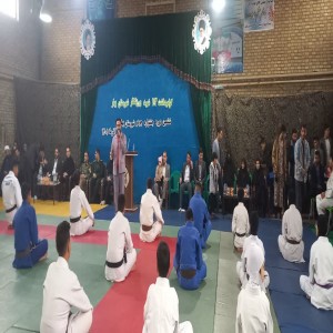 مراسم گرامیداشت ۱۱۳ شهید ورزشکار شهرستان بهار در سالن جودو