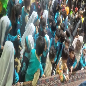 گزارش تصویری از نمایشگاه آثار هنری و توانمندی های بانوان بهاری