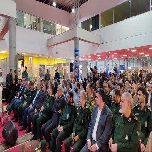 افتتاحیه دوازدهمین نمایشگاه ملی کتاب قدس و مقاومت در سالن نمایشگاه بین الملی فرودگاه همدان