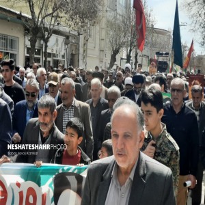 گزارش تصویری از برگزاری راهپیمایی روز جهانی قدس در شهر بهار