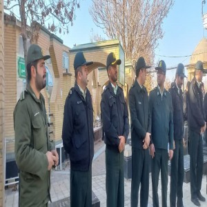 آئین غباررویی گلزار شهدا به مناسبت هفته بسیج