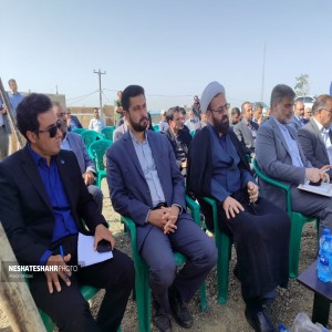 گزارش تصویری از آئین کلنگ زنی پروژه مجتمع آبرسانی جمشید آباد