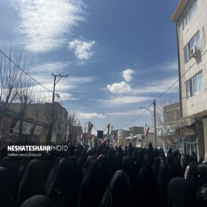 گزارش تصویری از برگزاری راهپیمایی روز جهانی قدس در  با حضور پر شور مردم همیشه در صحنه لالجین
