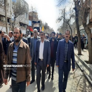 گزارش تصویری از برگزاری راهپیمایی روز جهانی قدس در شهر بهار