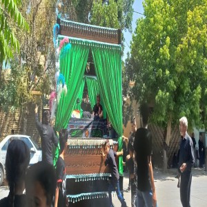 مراسم عزاداری روز عاشورا در بهار