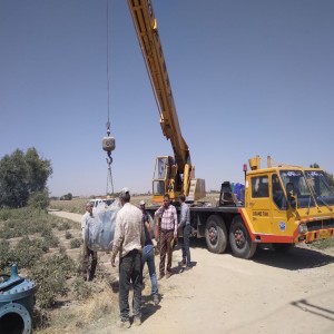 گزارش تصویری از پروژه آبرسانی کشاورزان بهاری به استان همدان