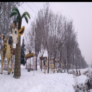 گزارش تصویری از فصل زمستان شهر زیبای بهار