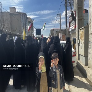 گزارش تصویری از برگزاری راهپیمایی روز جهانی قدس در  با حضور پر شور مردم همیشه در صحنه لالجین