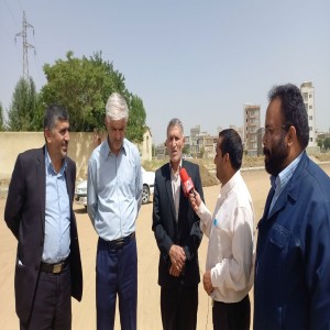 افتتاحیه پروژه آسفالت معابر شهر بهار
