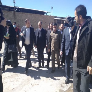 گزارش تصویری از سفر یک روزه معاون رییس جمهور و رییس سازمان حفاظت محیط زیست به شهرستان بهار به منظور بازدید از ۲ طرح صنعتی