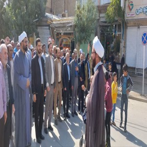 ندای مرگ بر آمریکا و مرگ بر اسرائیل در لالجین طنین انداز شد