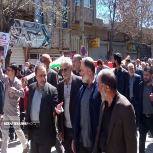 جلوه هایی از حضور گسترده مردم ولایتمدار شهر بهار در راهپیمایی روز قدس ۱۴۰۳