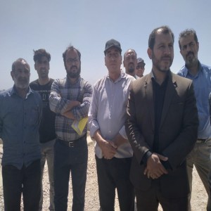 بازدید فرماندار بهار از پروژه های عمرانی روستای حسام آباد