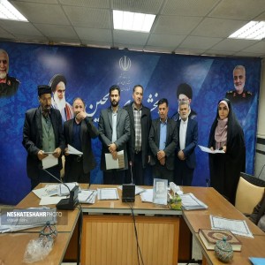 گزارش تصویری از برگزاری آخرین نشست مشورتی دهیاران بخش لالجین در بخشداری لالجین