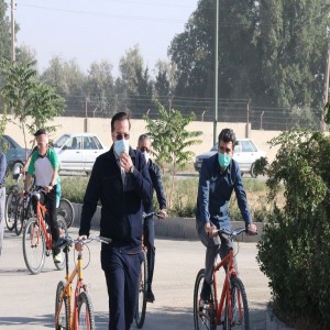 گزارش تصویری از برگزاری همایش دوچرخه سواری به مناسبت گرامیداشت هفته دفاع مقدس در بهار