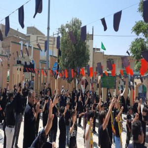 تجمع بزرگ سوگواری دانش آموزی احلی من العسل در شهرستان بهار