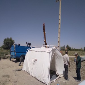 گزارش تصویری از پروژه آبرسانی کشاورزان بهاری به استان همدان
