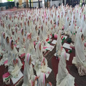 مراسم جشن تکلیف ۳۵۰ دانش آموز مکلف در مصلی امام خمینی بهار برگزار شد