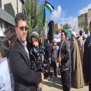 گزارش تصویری از راهپیمایی ۱۳ آبان شهر بهار