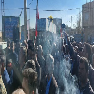 گزارش تصویری از استقبال باشکوه روستاییان دستجردی از شهید گمنام