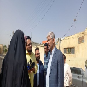 افتتاحیه پروژه آسفالت معابر شهر بهار