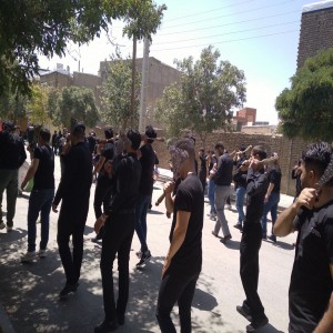 گزارش تصویری از برگزاری مراسم عزاداری روز عاشورا در بهار