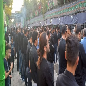 برگزاری مراسم عصر روز سوم شهادت امام حسین(ع) در بهار