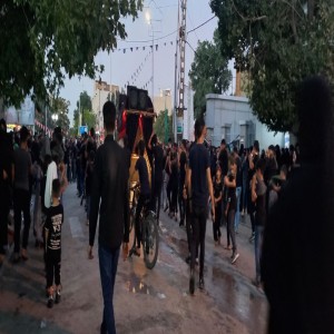 برگزاری مراسم عصر روز سوم شهادت امام حسین(ع) در بهار