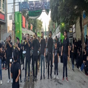 برگزاری مراسم عصر روز سوم شهادت امام حسین(ع) در بهار