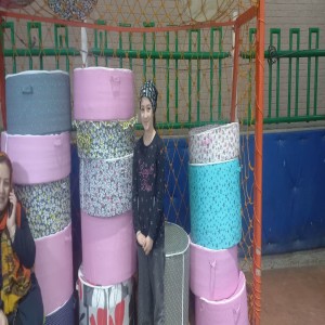 گزارش تصویری از نمایشگاه آثار هنری و توانمندی های بانوان بهاری