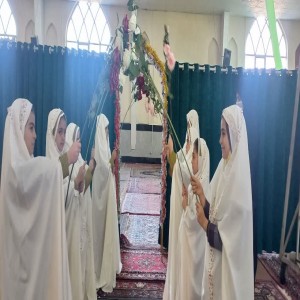 مراسم جشن تکلیف ۳۵۰ دانش آموز مکلف در مصلی امام خمینی بهار برگزار شد