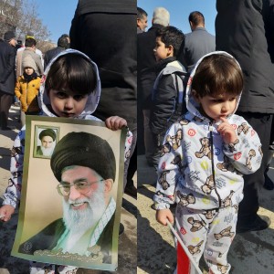 حضور پرشور دهه هشتادی و دهه نودی ها در راهپیمایی ۲۲ بهمن ۱۴۰۱ در شهر بهار