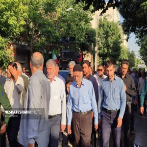 گزارش تصویری از تشییع پیکر مطهر سه شهید حادثه تروریستی در شهر بهار